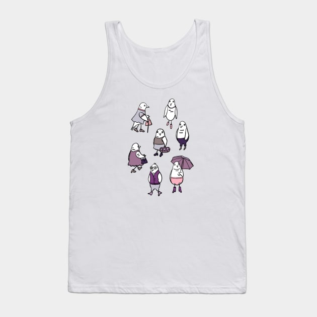 Old Birds Tank Top by Das Brooklyn